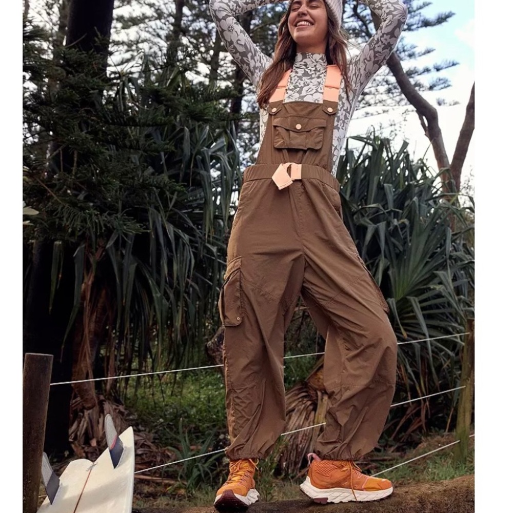 Free people movement morning meadow onsie overalls